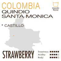 Colombia – Quindio Santa Monica (Anaerobic Washed – Wine Yeast & Strawberry)