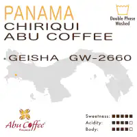 Panama – Chiriqui – Abu Coffee – GW2660 (Double Phase Washed) – Geisha
