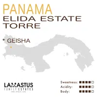 Panama – Lamastus – Elida Estate – Torre (Washed) – Geisha