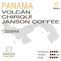 Panama – Volcán – Chiriquí – Janson Coffee Farm (Natural) – Geisha Lot:255
